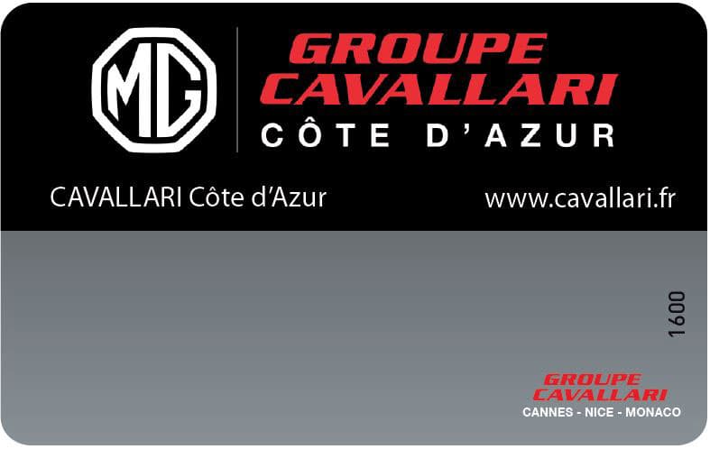 Carte privilège MG Motor